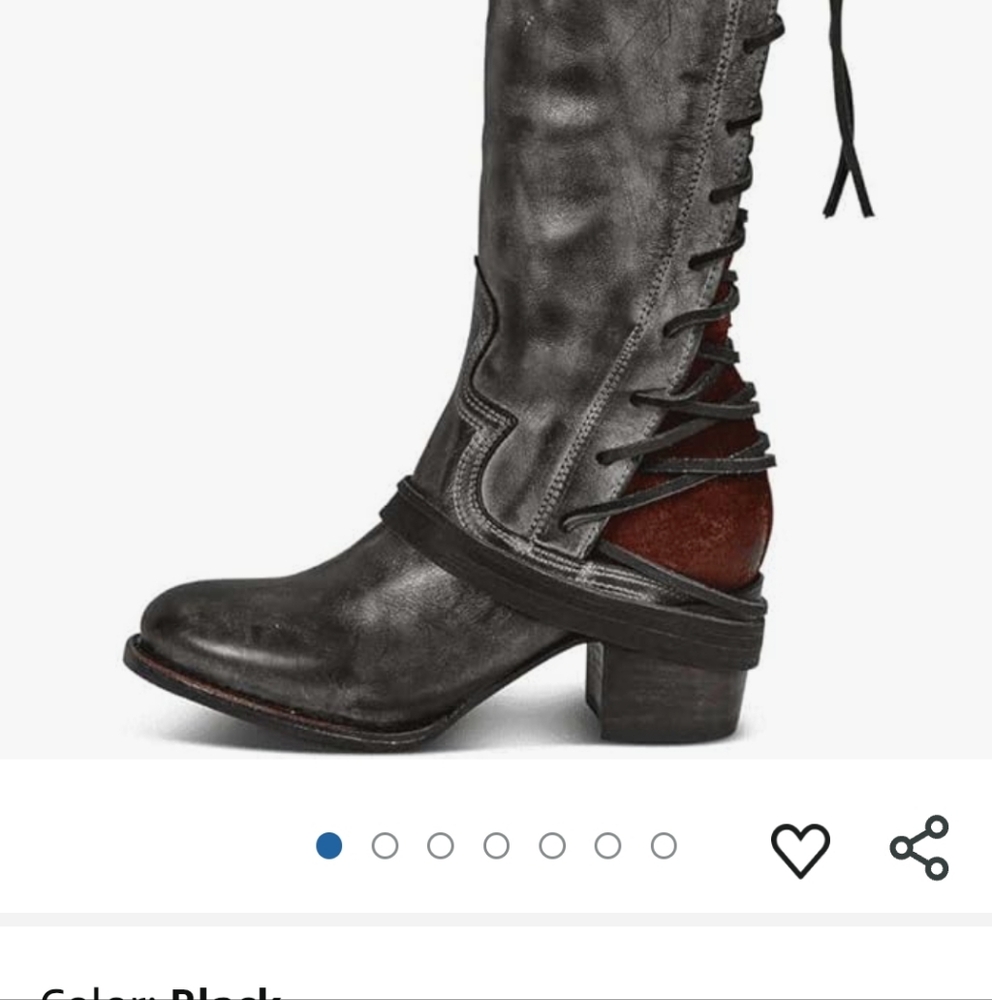 Coal freebird size 9 boots